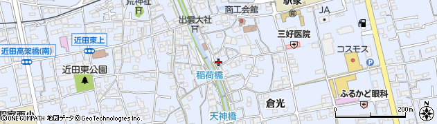 広島県福山市駅家町倉光376周辺の地図