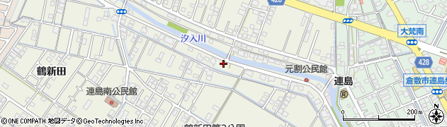 岡山県倉敷市連島町鶴新田3180周辺の地図