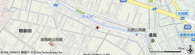 岡山県倉敷市連島町鶴新田3182周辺の地図