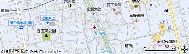 広島県福山市駅家町倉光651周辺の地図