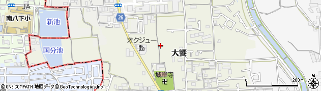 大阪府堺市美原区大饗224周辺の地図