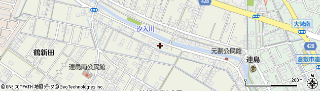 岡山県倉敷市連島町鶴新田3183周辺の地図