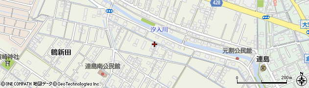 岡山県倉敷市連島町鶴新田1004-1周辺の地図