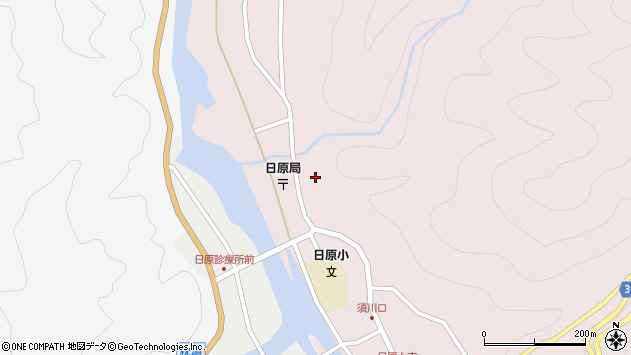 〒699-5221 島根県鹿足郡津和野町日原の地図