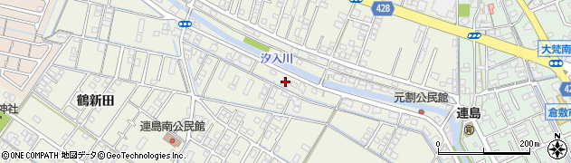 岡山県倉敷市連島町鶴新田3186周辺の地図