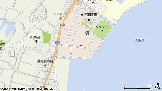 〒656-2304 兵庫県淡路市浜の地図