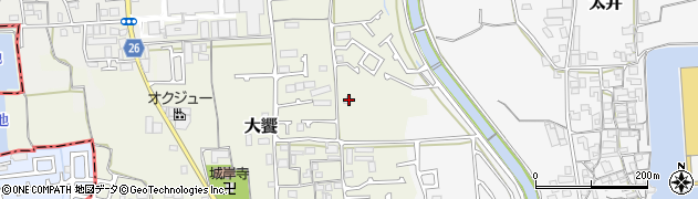大阪府堺市美原区大饗47周辺の地図