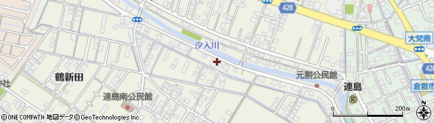 岡山県倉敷市連島町鶴新田3185周辺の地図