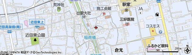 広島県福山市駅家町倉光378周辺の地図
