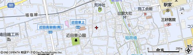 広島県福山市駅家町倉光518周辺の地図