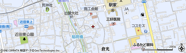 広島県福山市駅家町倉光381周辺の地図