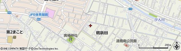 岡山県倉敷市連島町鶴新田796周辺の地図