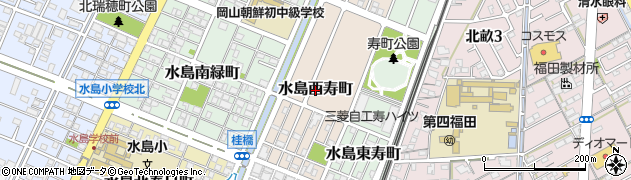 岡山県倉敷市水島西寿町周辺の地図