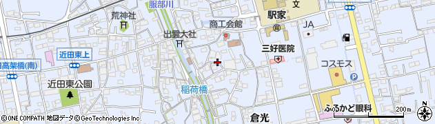広島県福山市駅家町倉光385周辺の地図
