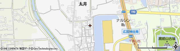 大阪府堺市美原区太井144周辺の地図
