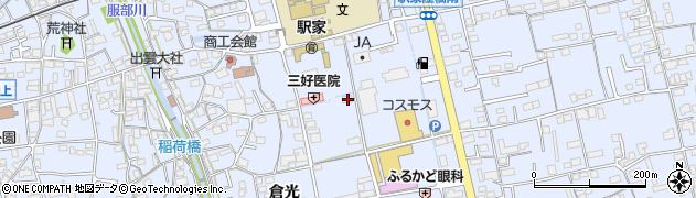 広島県福山市駅家町倉光123周辺の地図
