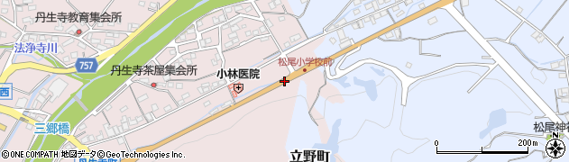松尾小学校周辺の地図