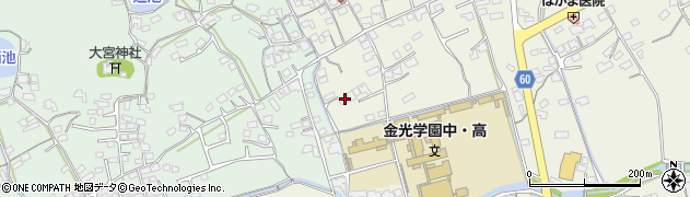岡山県浅口市金光町占見新田1406周辺の地図