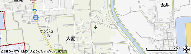 大阪府堺市美原区大饗48周辺の地図