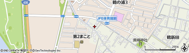 岡山県倉敷市連島町鶴新田112-1周辺の地図