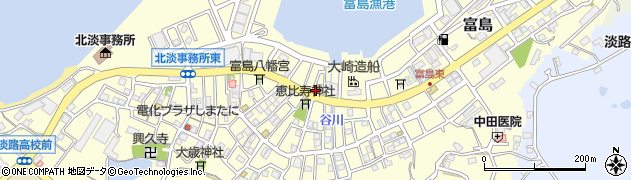 富島郵便局周辺の地図