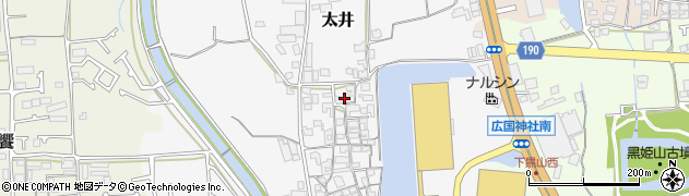 大阪府堺市美原区太井145周辺の地図