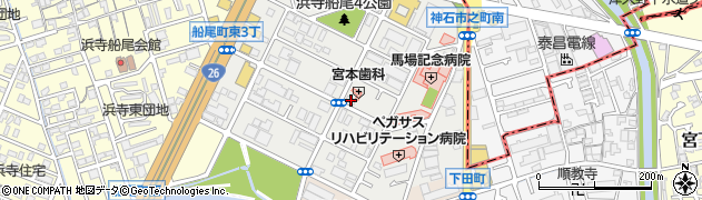 大阪府堺市西区浜寺船尾町東3丁466周辺の地図