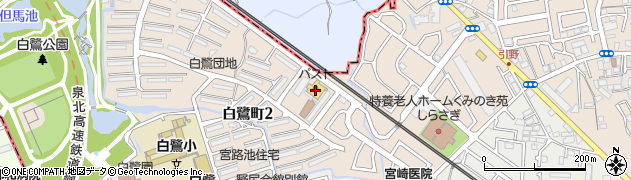 株式会社パスト　白鷺店周辺の地図