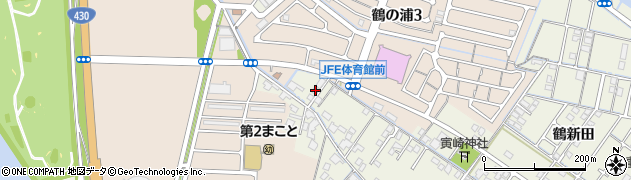 岡山県倉敷市連島町鶴新田112周辺の地図