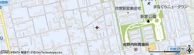 広島県福山市駅家町万能倉583周辺の地図