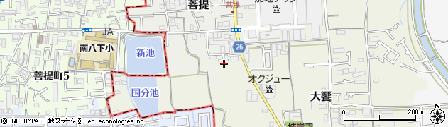 大阪府堺市美原区大饗294周辺の地図