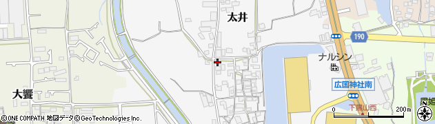 大阪府堺市美原区太井149周辺の地図