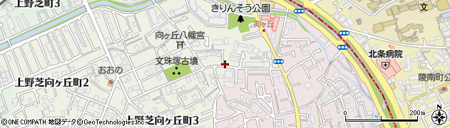 上野芝向ヶ丘町さふらん広場周辺の地図