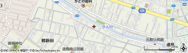 岡山県倉敷市連島町鶴新田3192周辺の地図