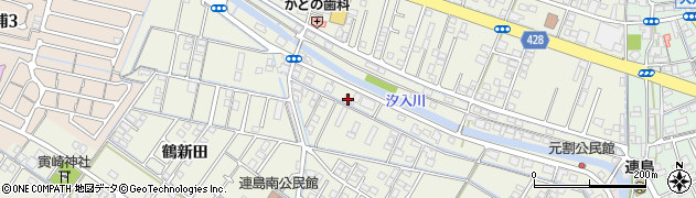 岡山県倉敷市連島町鶴新田3193周辺の地図