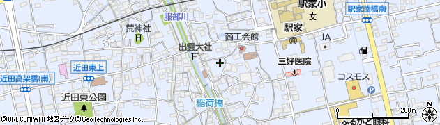 広島県福山市駅家町倉光393周辺の地図