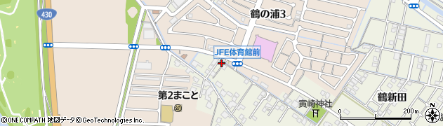 岡山県倉敷市連島町鶴新田112-16周辺の地図