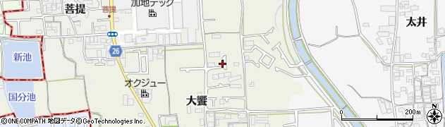大阪府堺市美原区大饗51周辺の地図