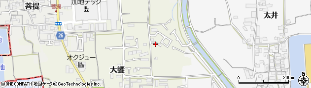 大阪府堺市美原区大饗27周辺の地図