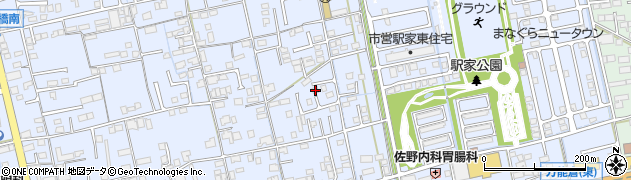 広島県福山市駅家町万能倉586周辺の地図