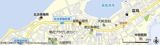 富島周辺の地図