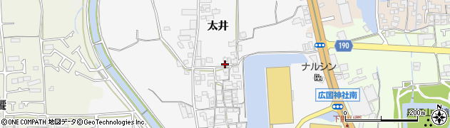 大阪府堺市美原区太井151周辺の地図