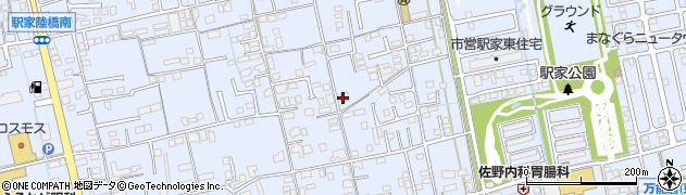広島県福山市駅家町万能倉593周辺の地図