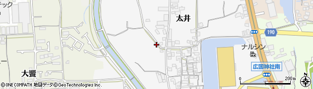 大阪府堺市美原区太井245周辺の地図