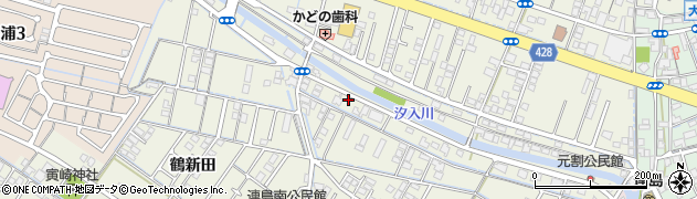 岡山県倉敷市連島町鶴新田3195周辺の地図