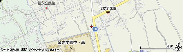 岡山県浅口市金光町占見新田1250周辺の地図