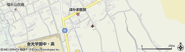 岡山県浅口市金光町占見新田1089周辺の地図
