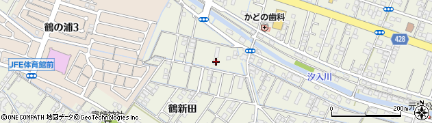岡山県倉敷市連島町鶴新田738周辺の地図