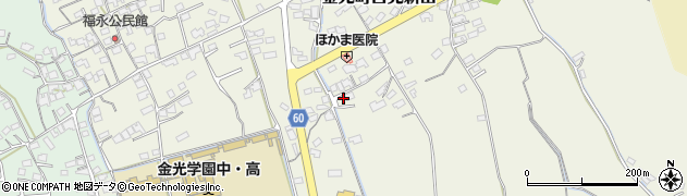 岡山県浅口市金光町占見新田1180周辺の地図