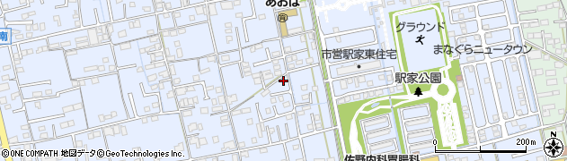 広島県福山市駅家町万能倉585周辺の地図